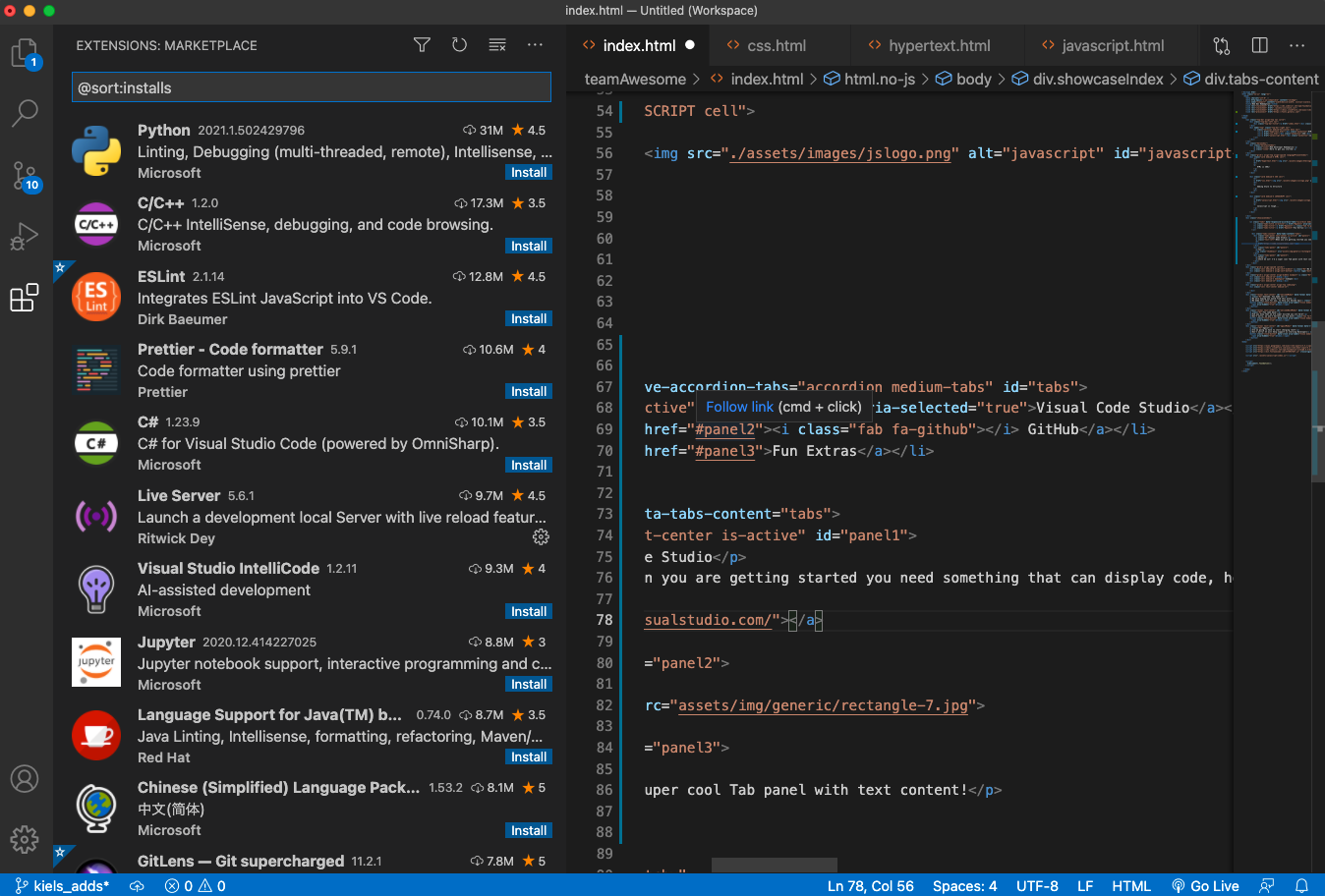 visual studio code